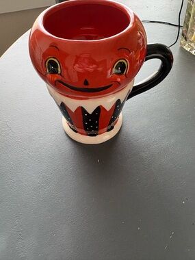 Johanna Parker White and Black Carnival Cottage Ceramic Piece